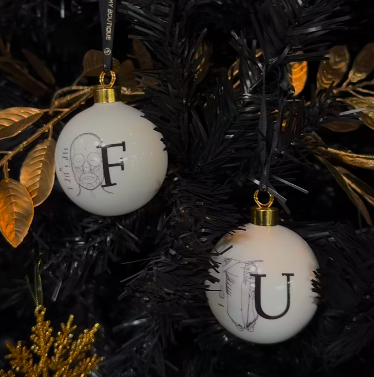 FUCK CHRISTMAS TREE ORNAMENT