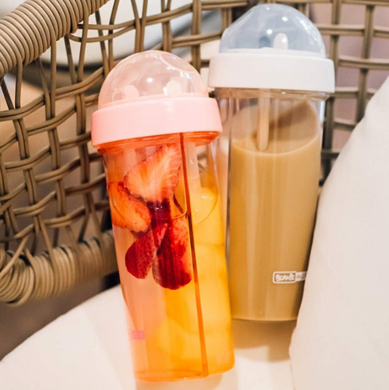 Double sided tumbler cup