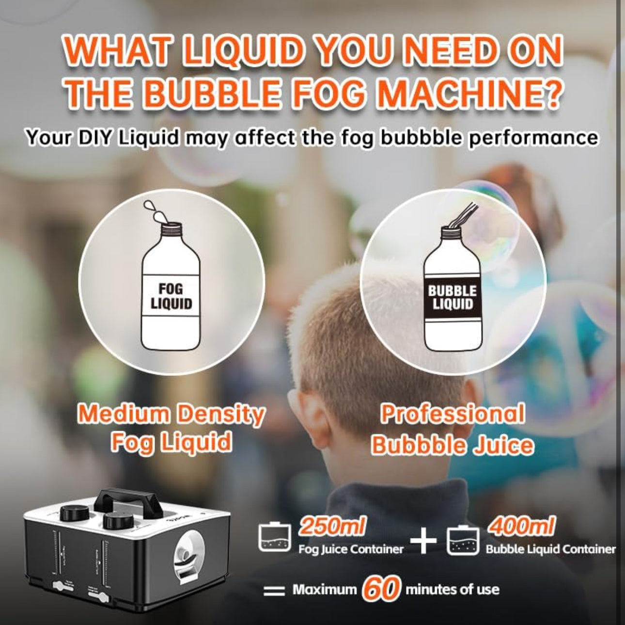 Fog Bubble Machine