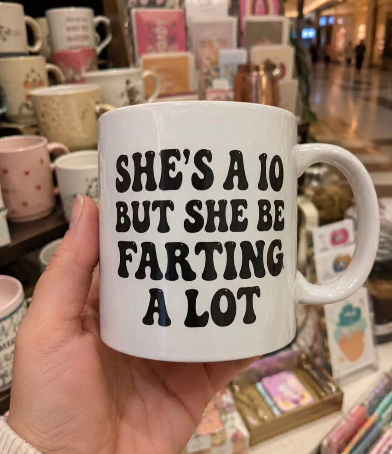 She's a 10 But She Be Farting a Lot Mug