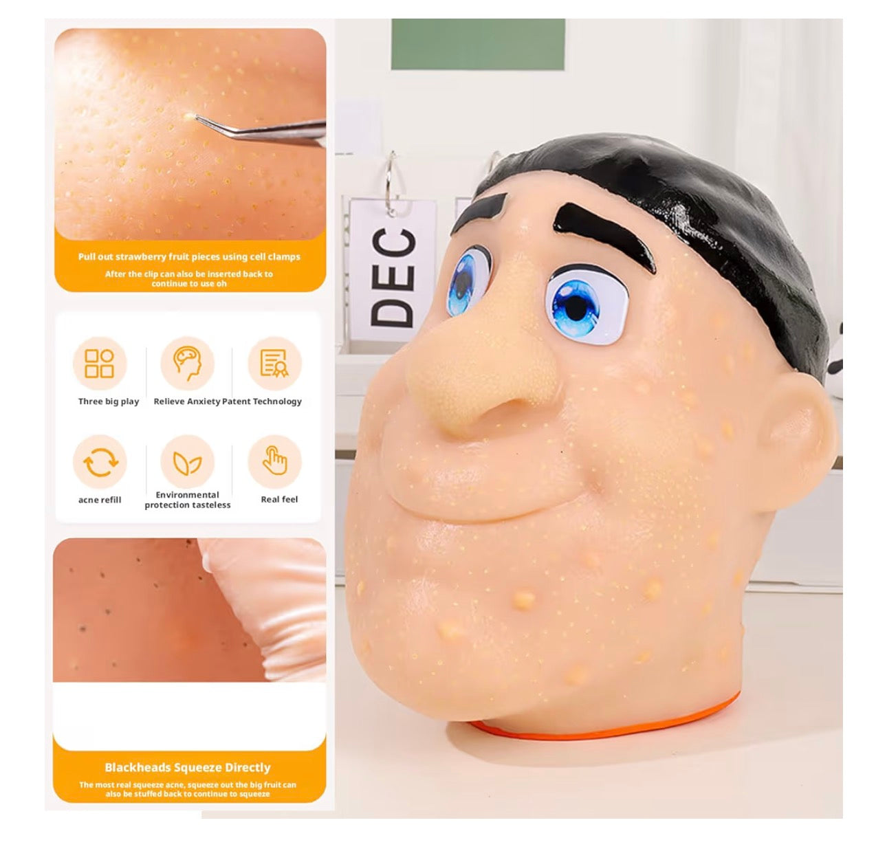 Silicone Pimple Popping Toy