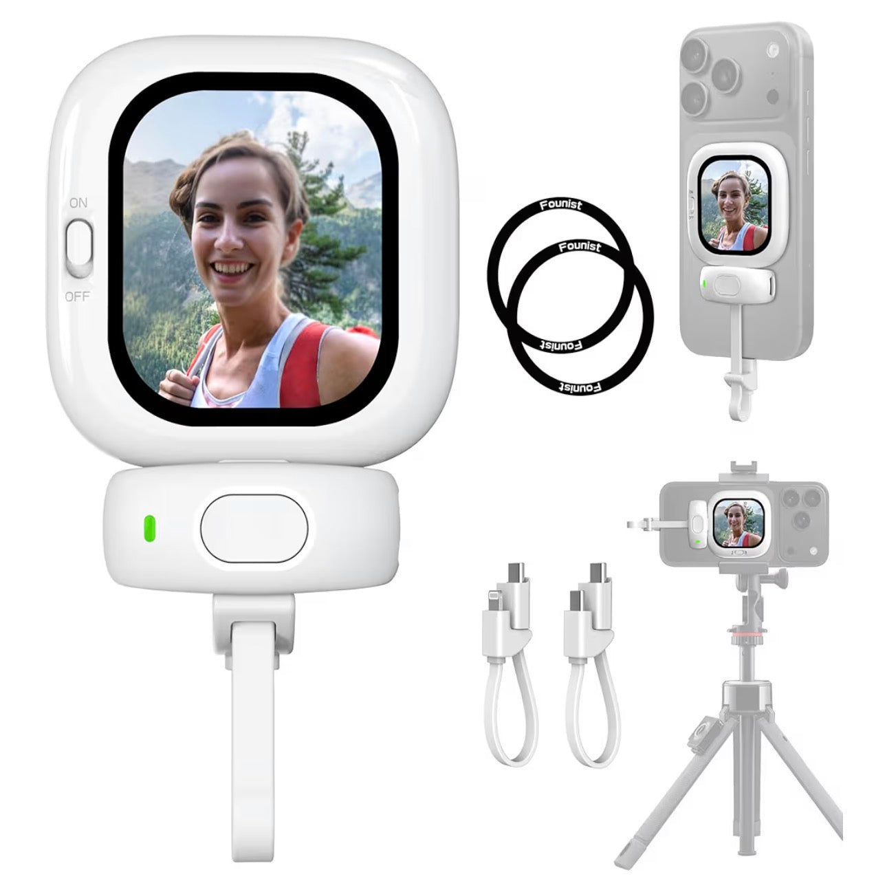 Mini Phone Vlog Selfie Monitor Screen