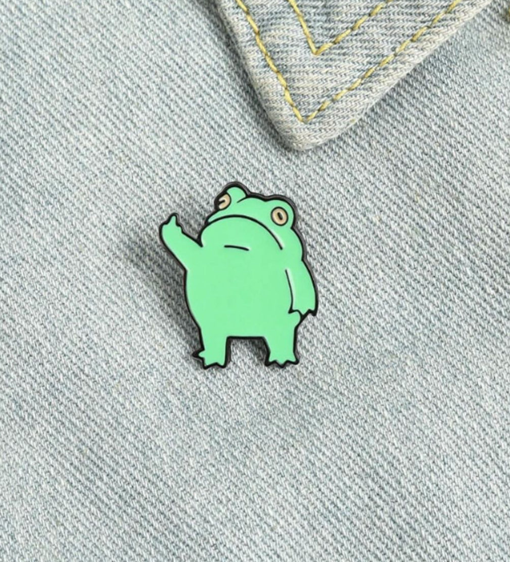 Funny Enamel Brooch