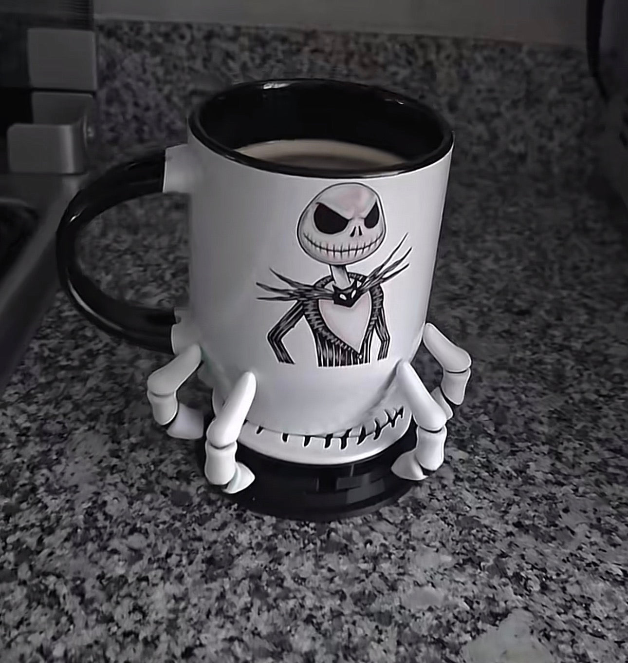 JACK SKELLINGTON MUG & HOLDER