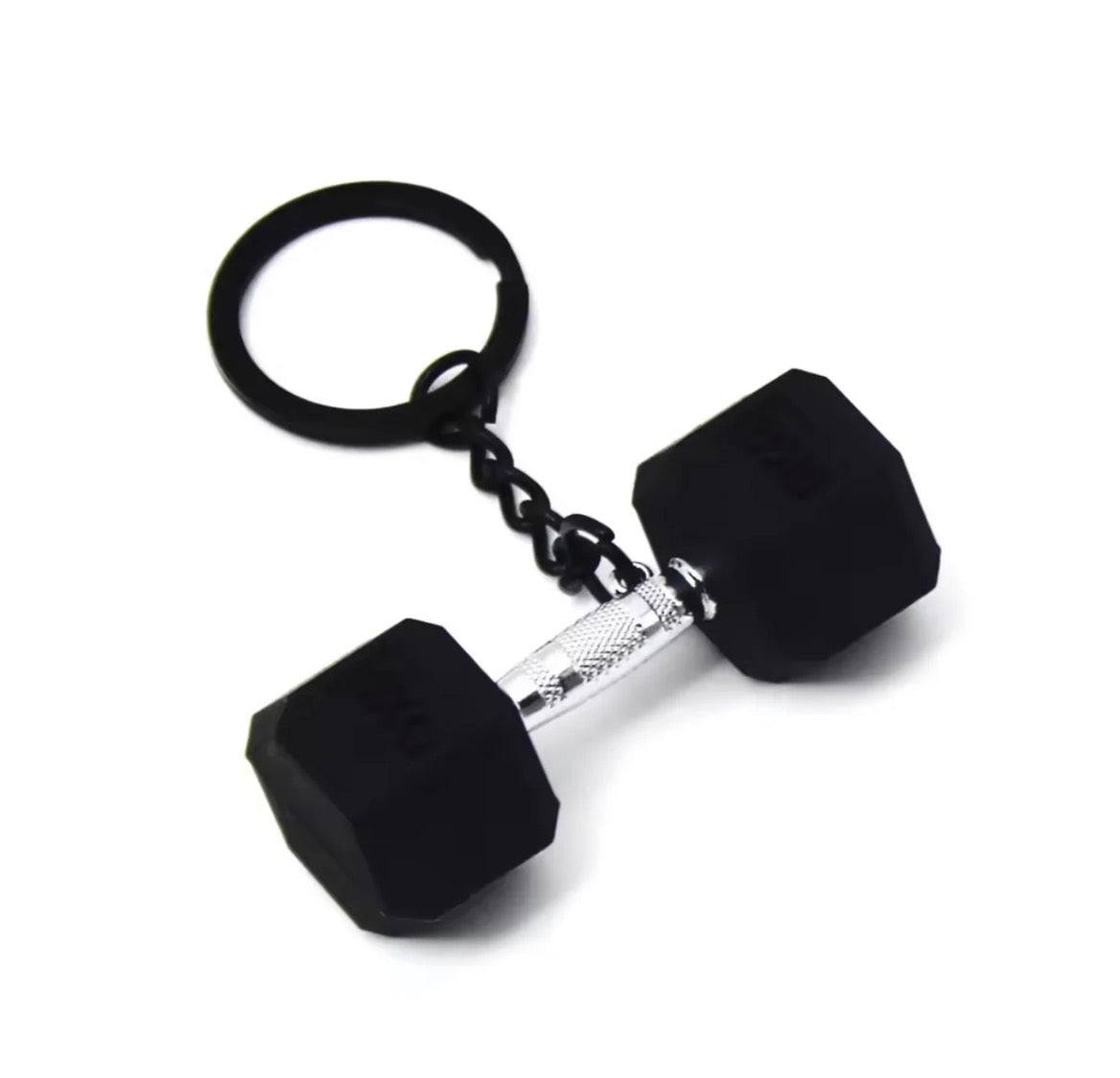 Dumbbell Keychain