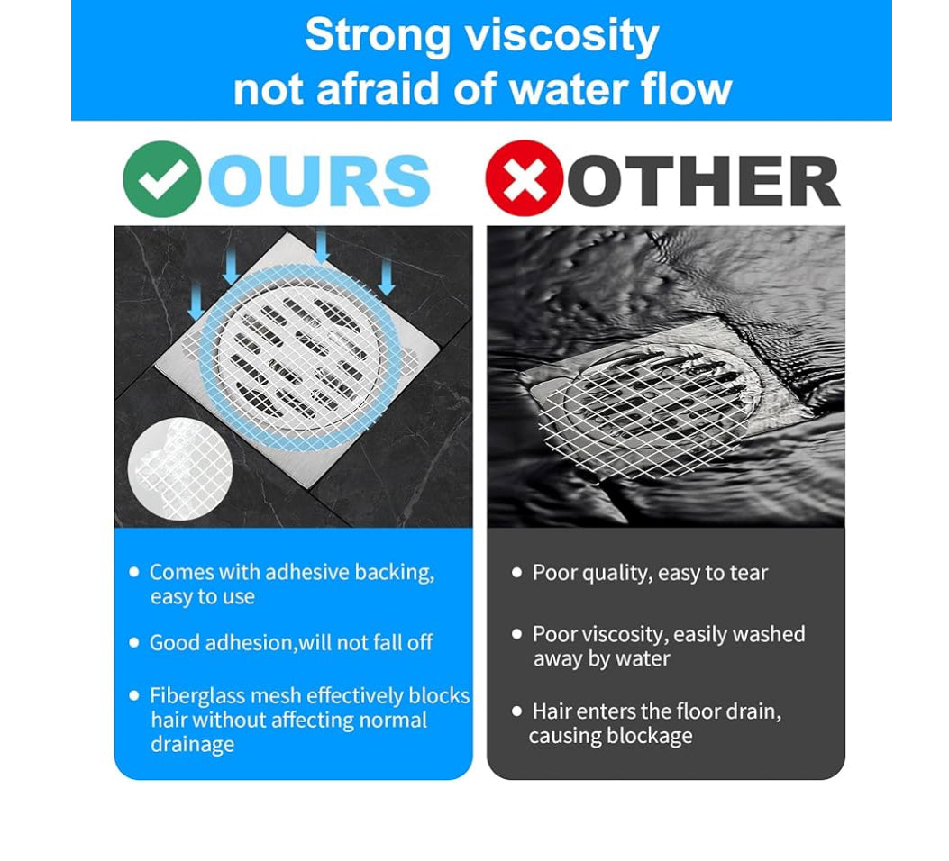 Disposable Drain Mesh Stickers