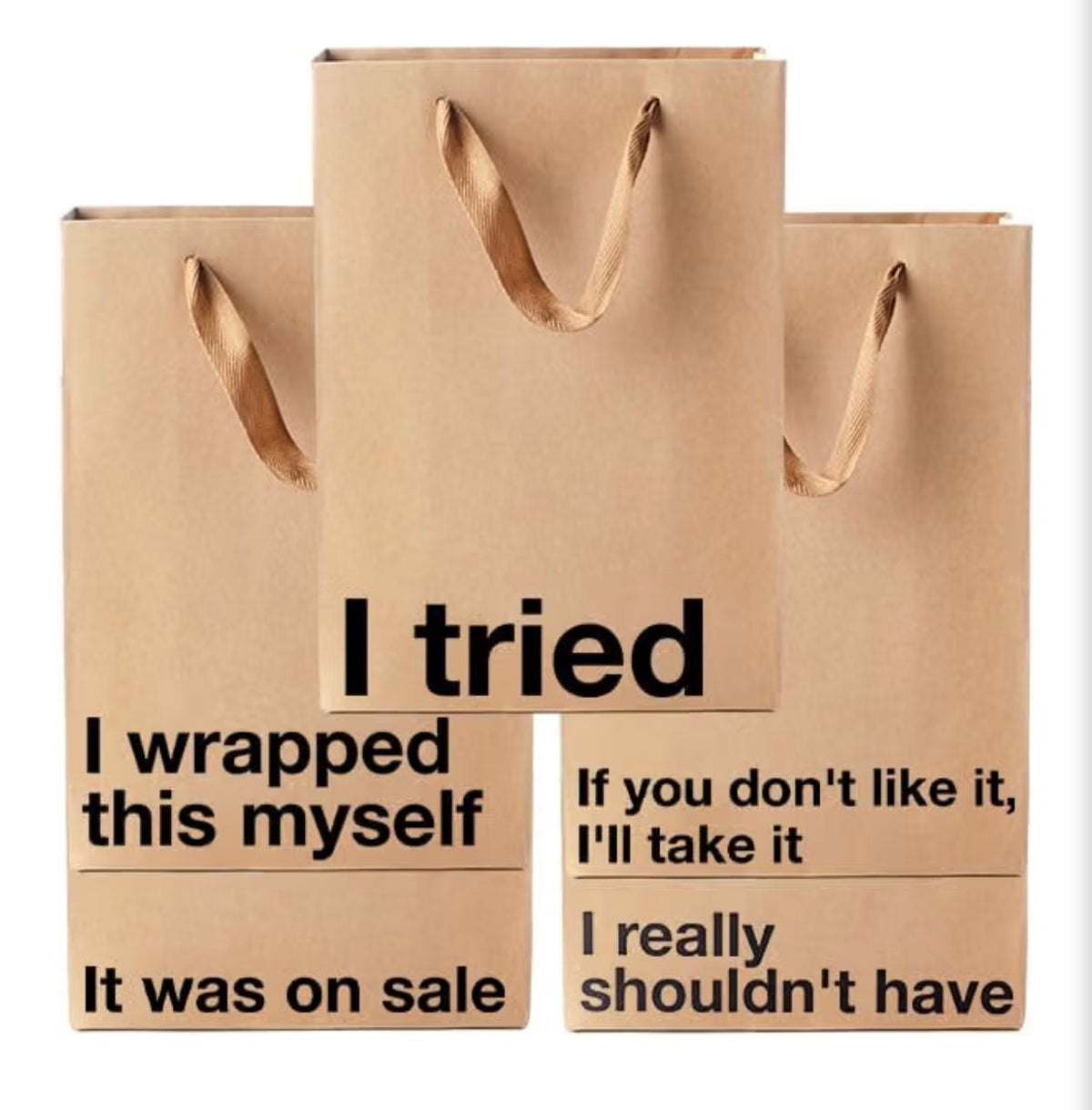 Funny gift bag set