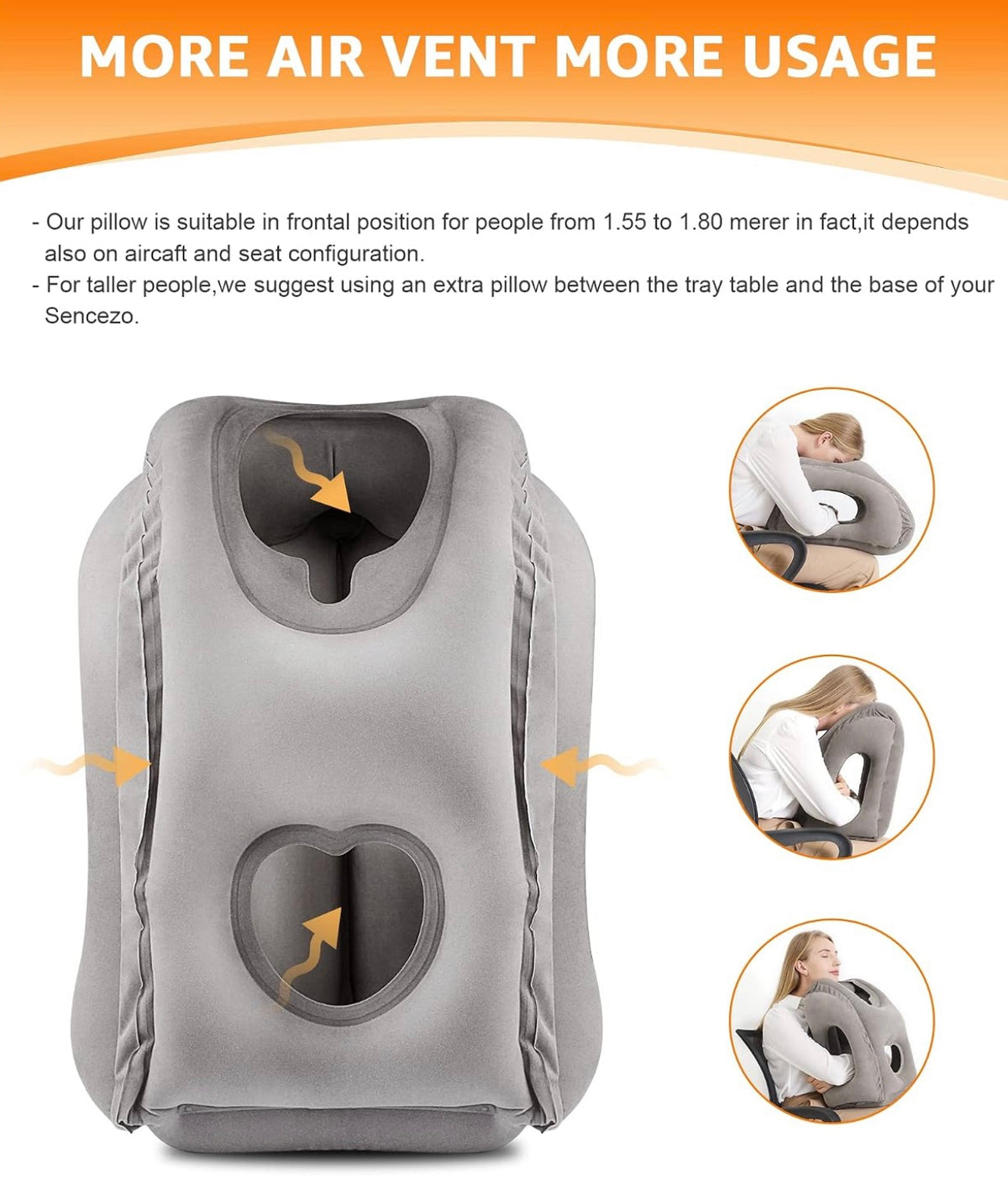 Inflatable Travel Pillow
