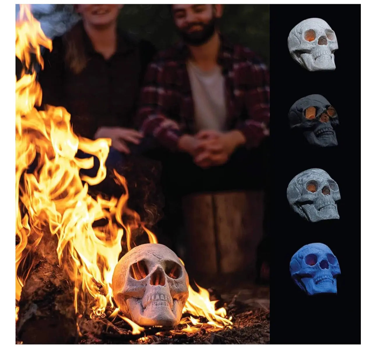 SKULL LOG CERAMIC FIRE PIT Trendslana