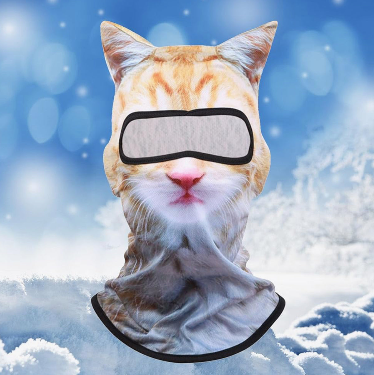 3D Cat Ski Mask