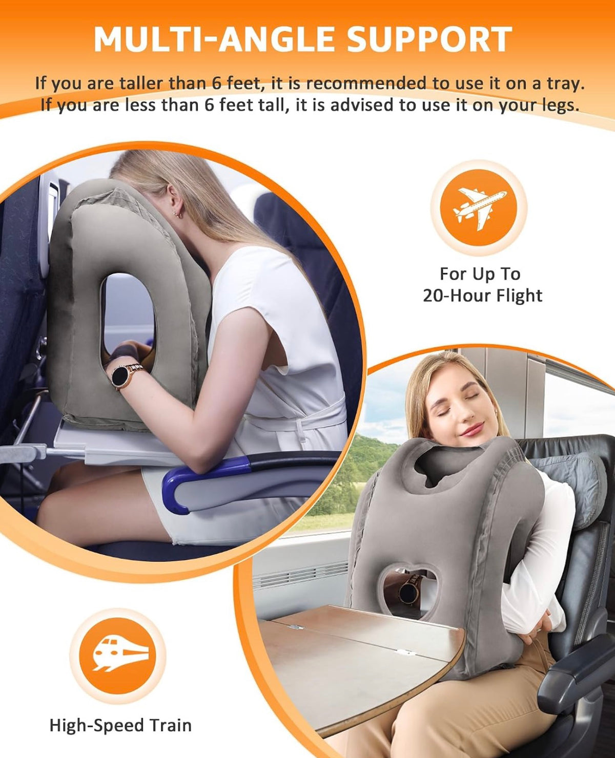 Inflatable Travel Pillow