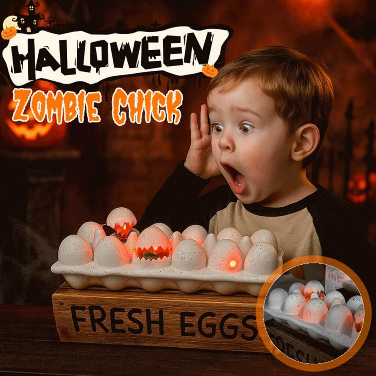 Halloween Zombie Chick