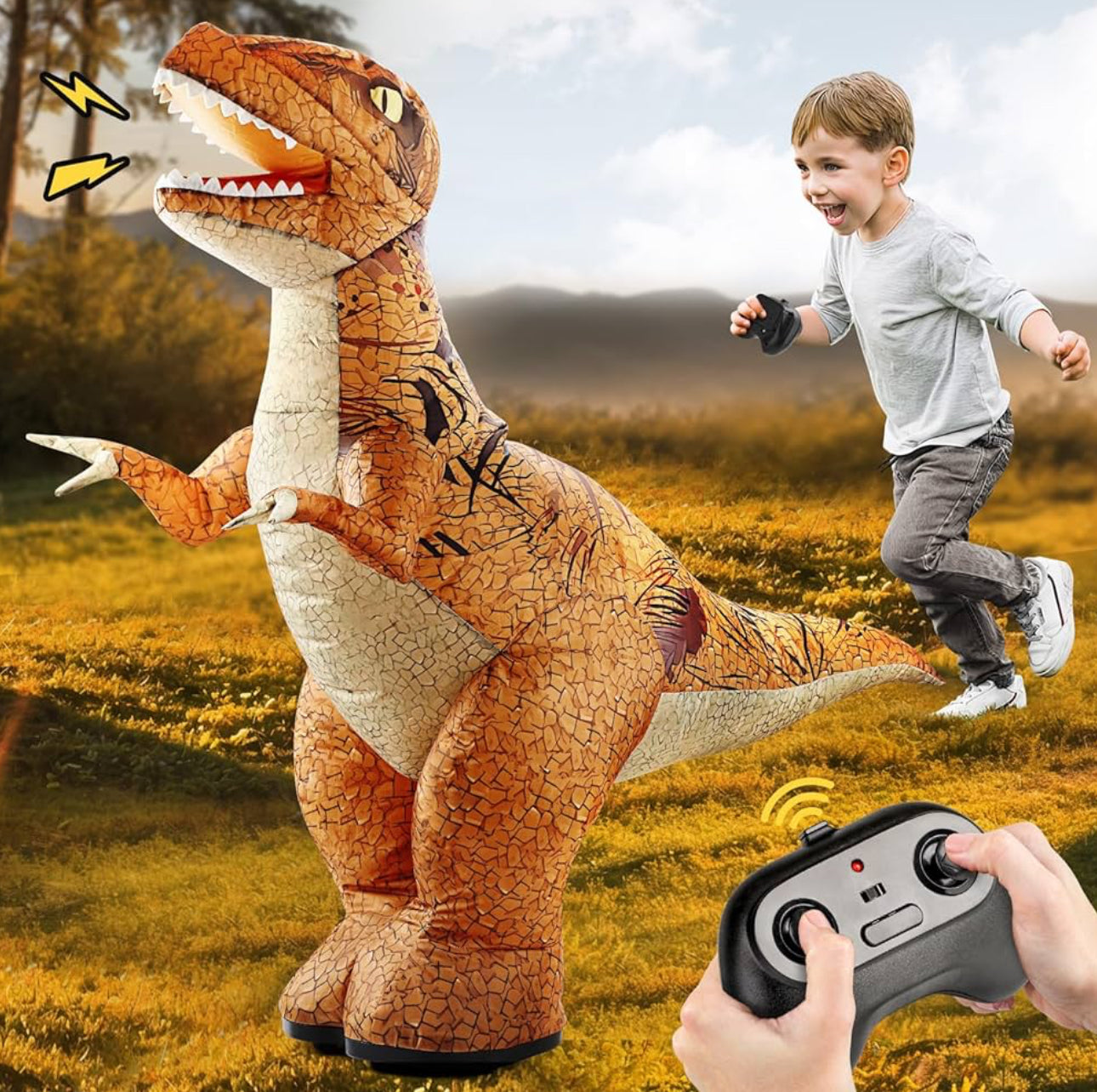 Remote Control Inflatable Dinosaur