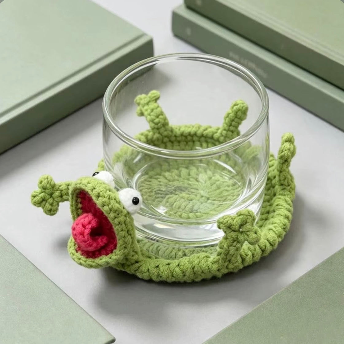 Funny Animals Crochet Coaster