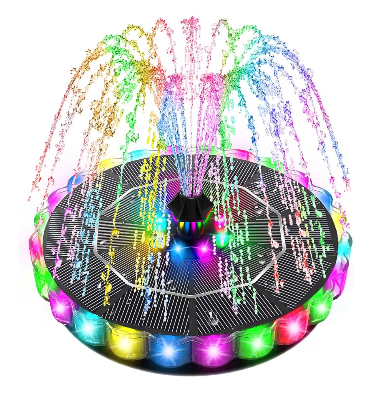 3D Color Changing LED Light Fountain