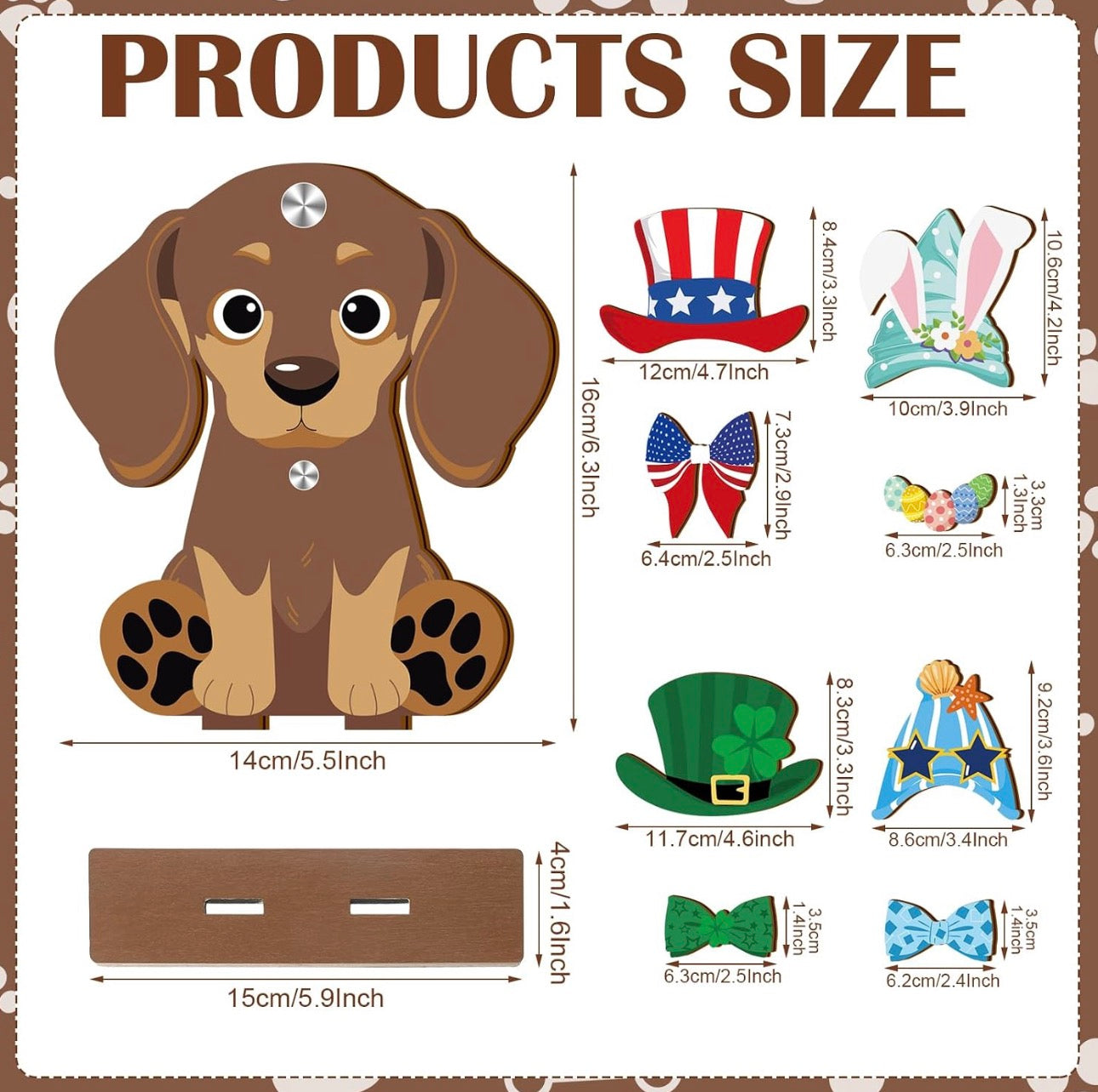 Interchangeable pet Seasonal Sign