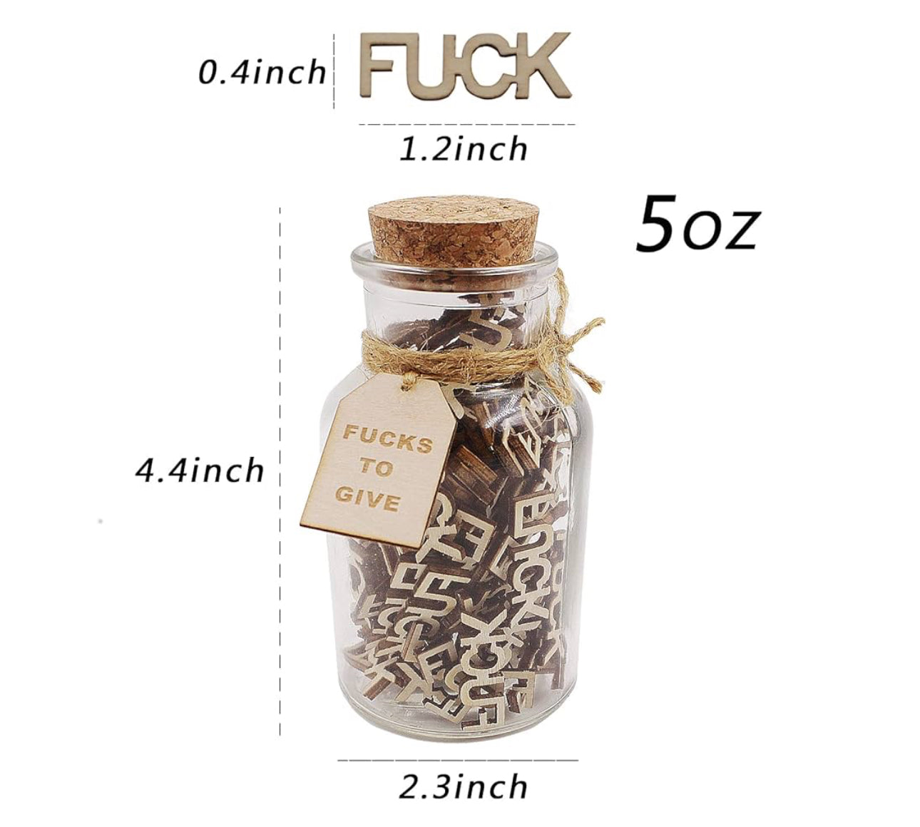 Jar of “Fucks to Give”