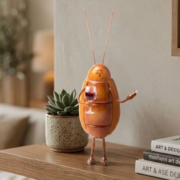 Cockroach Sculpture Handmade Figurine