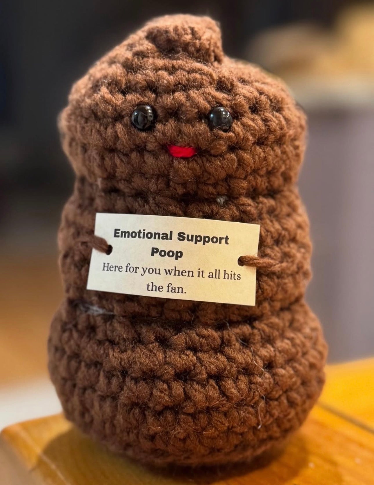Positive Poop crochet