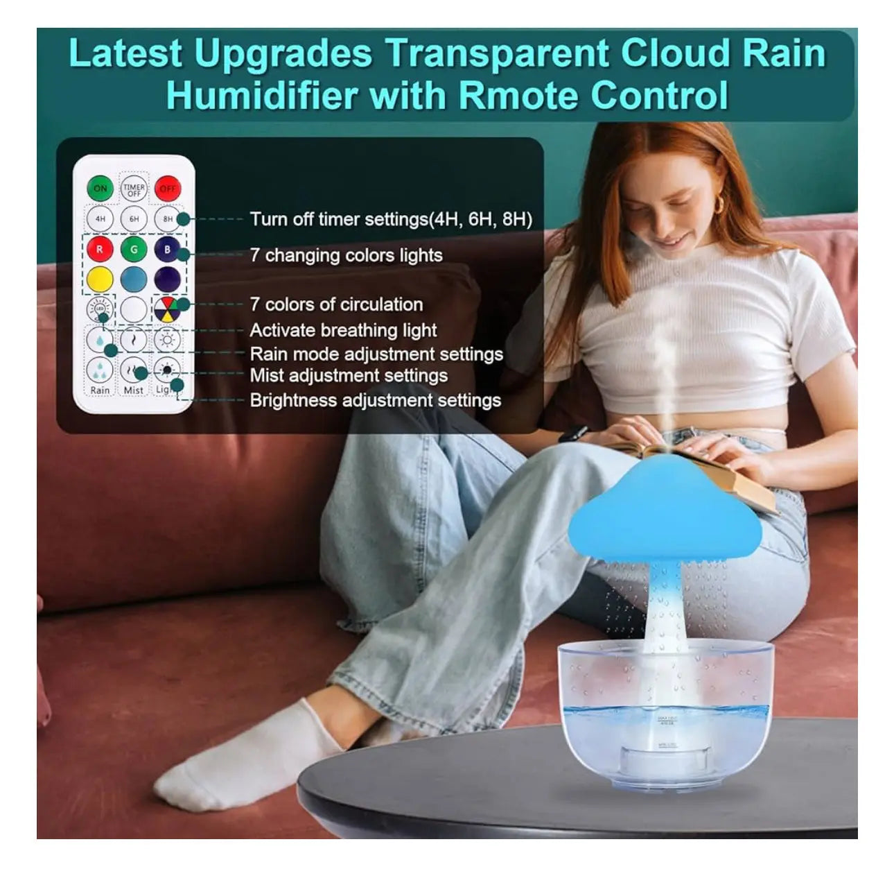 Cloud Rain Humidifier Trendslana