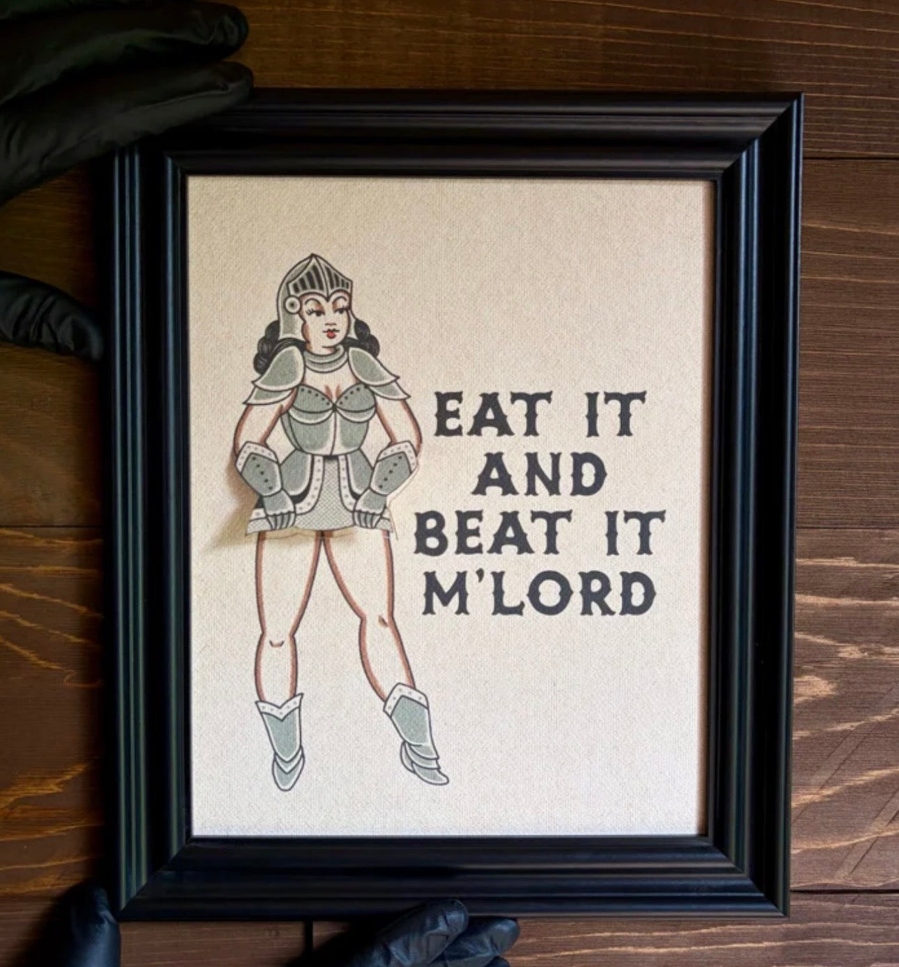 M’Lord Peeker Moveable Print