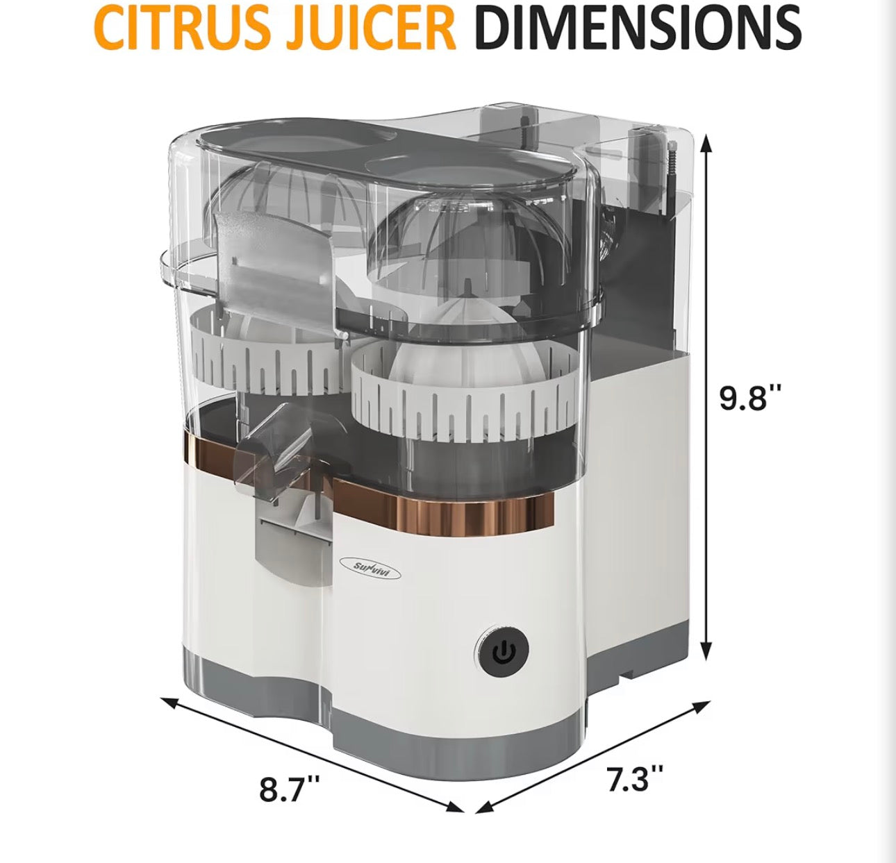 DUAL-HEAD ELECTRIC CITRUS JUICER