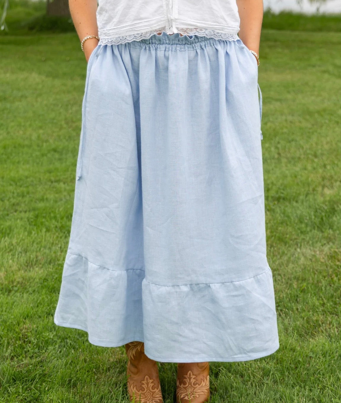 Adjustable Maxi Skirt