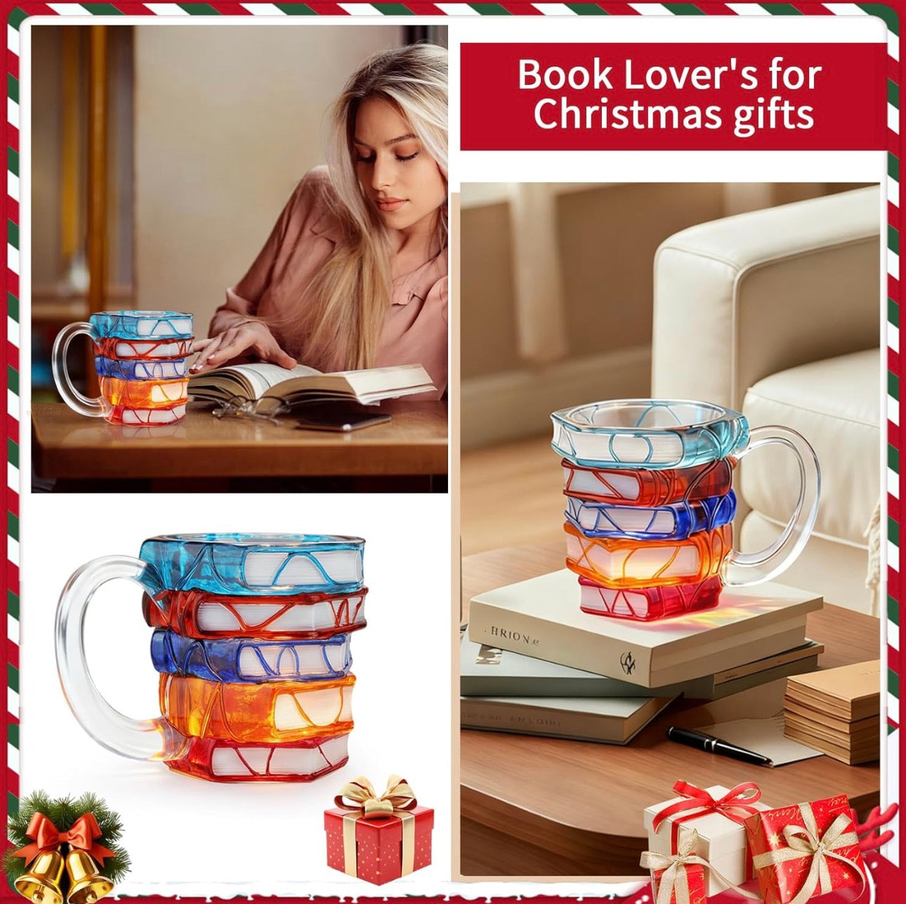 3D Painted Book Mug