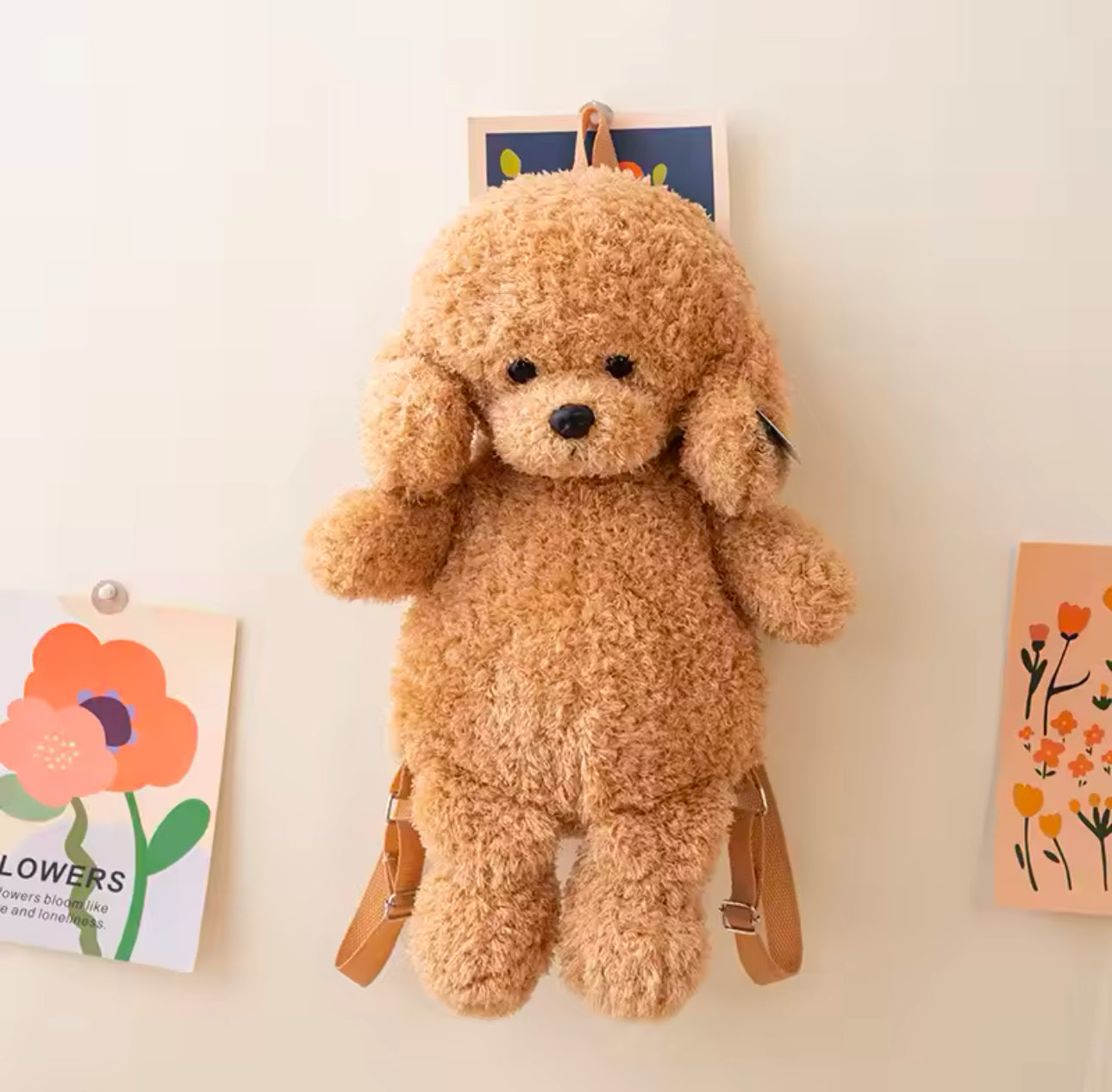 Teddy Dog Plushie Backpack