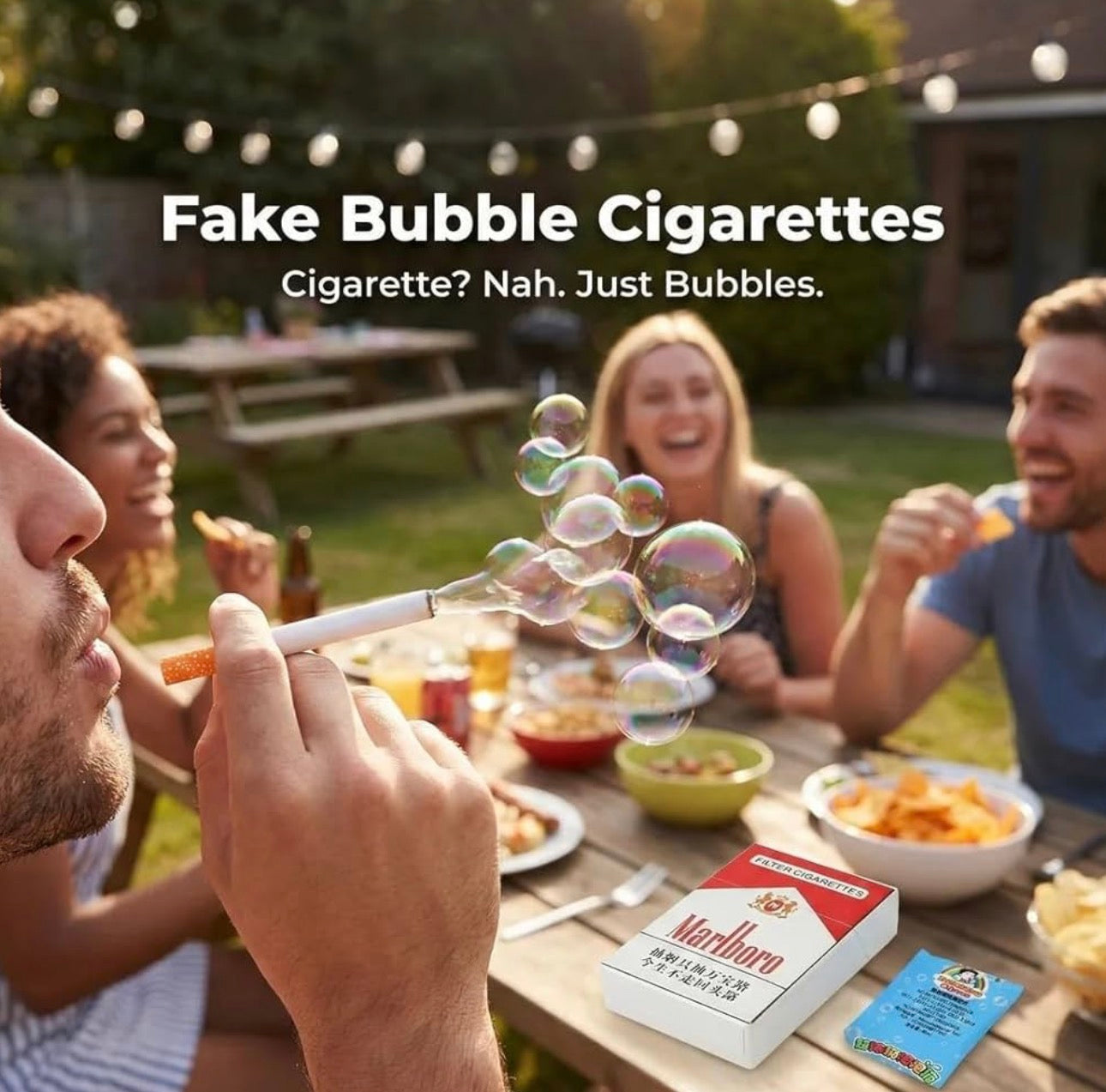 Cigarette Bubble Toy
