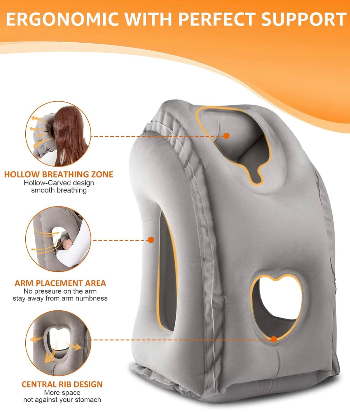 Inflatable Travel Pillow