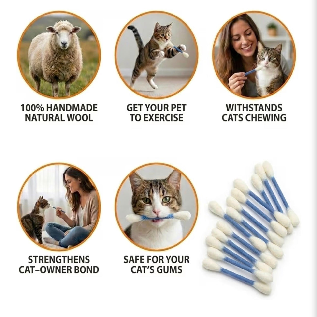 SWABS CAT TOYS
