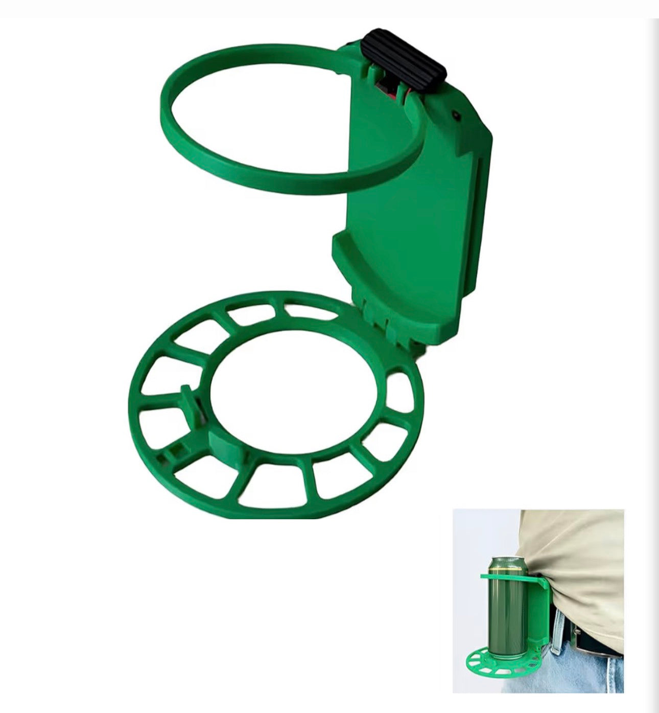 FOLDABLE BELT DRINK HOLDER