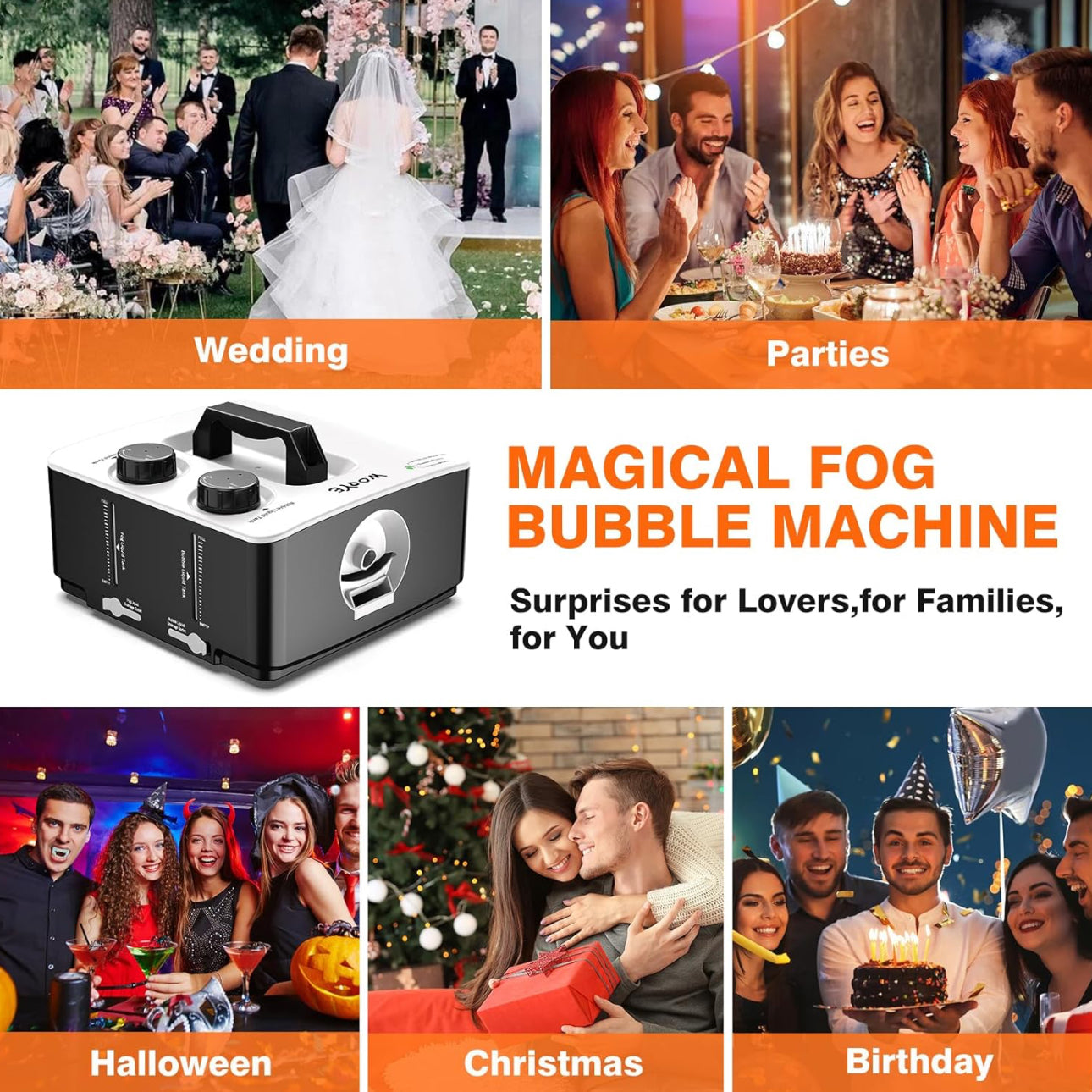 Fog Bubble Machine