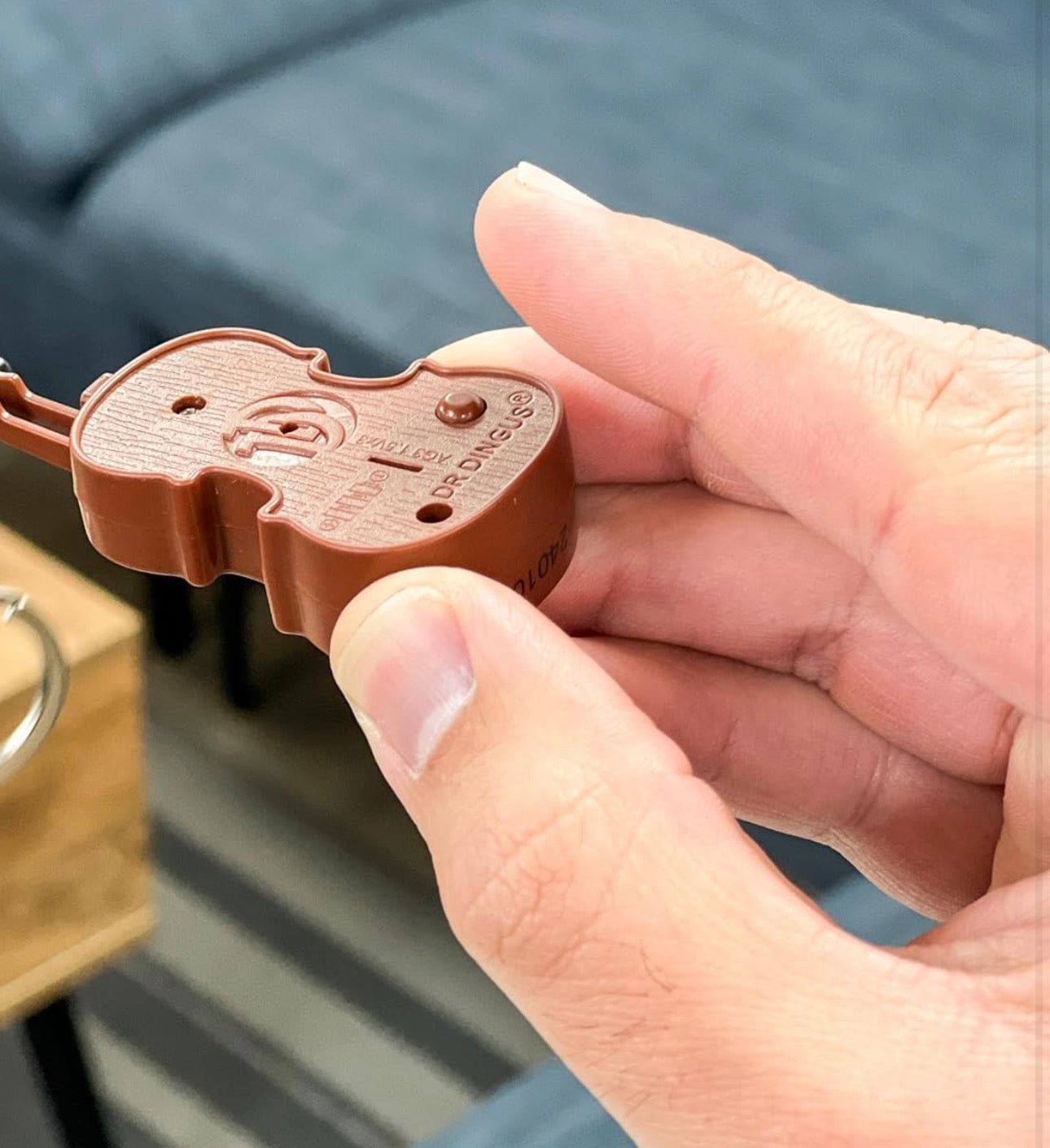 World's Smallest Violin Keychain