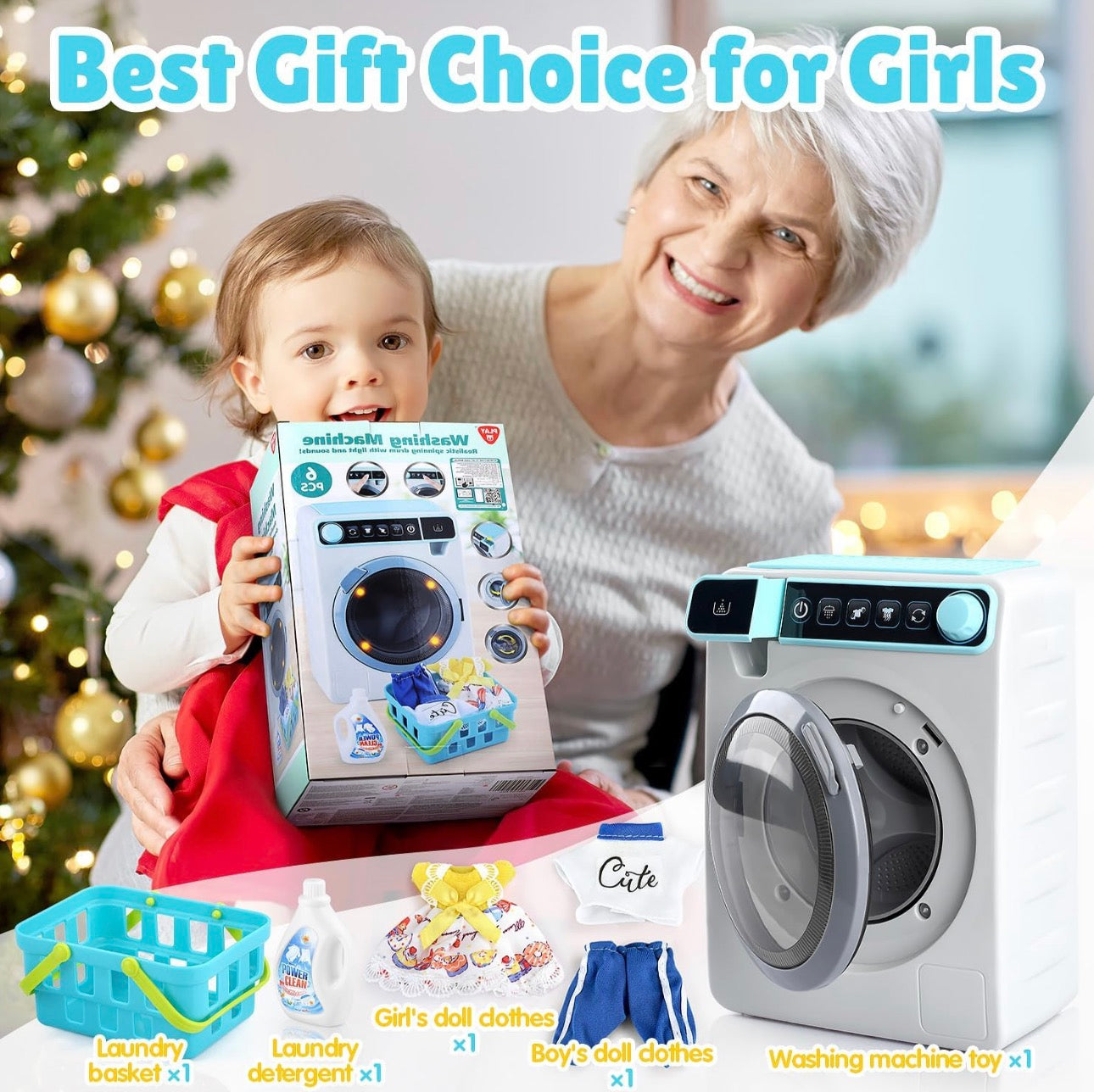 Kids Toy Washing Machine