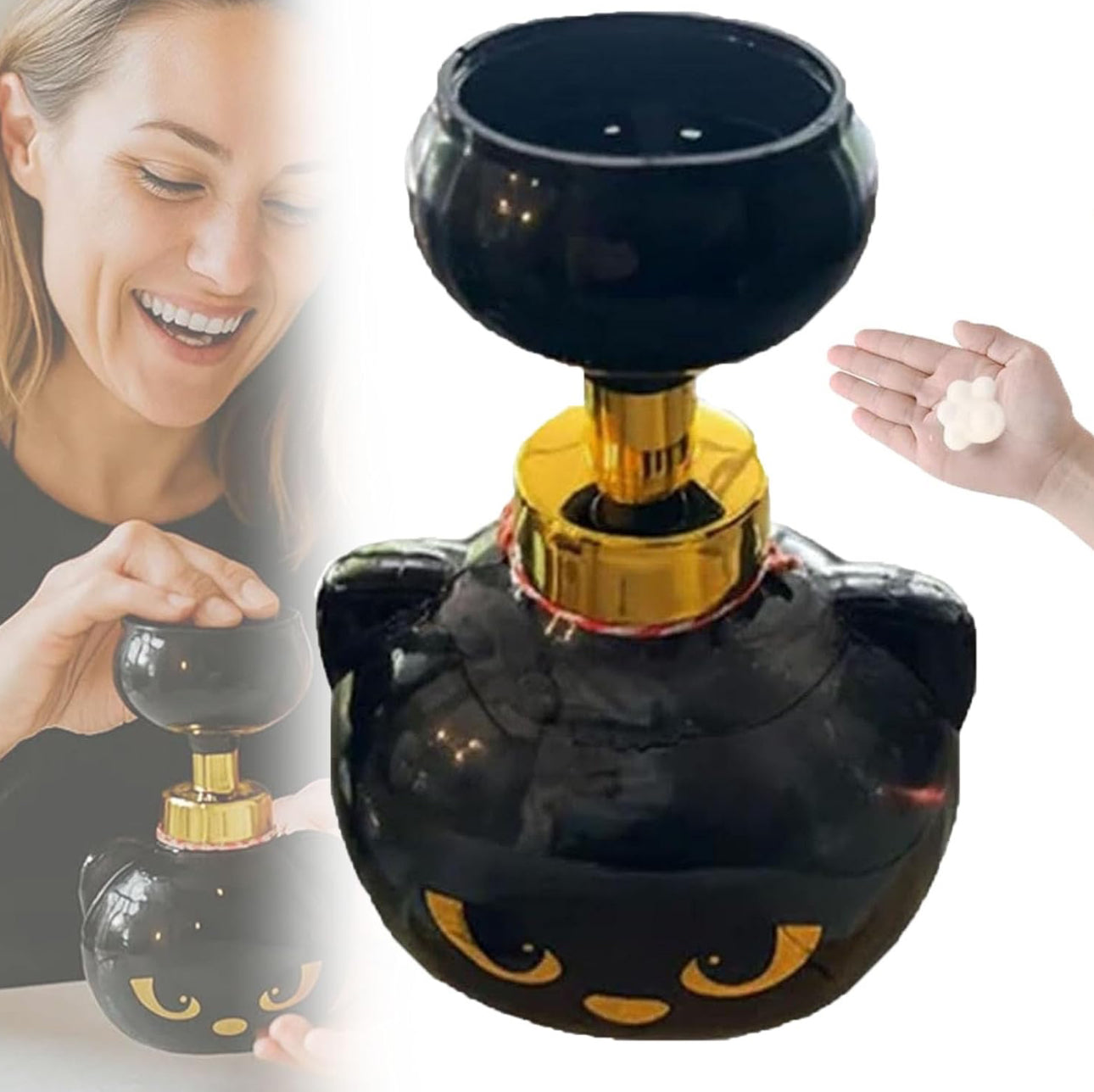 Cat Pawprint Soap Dispenser