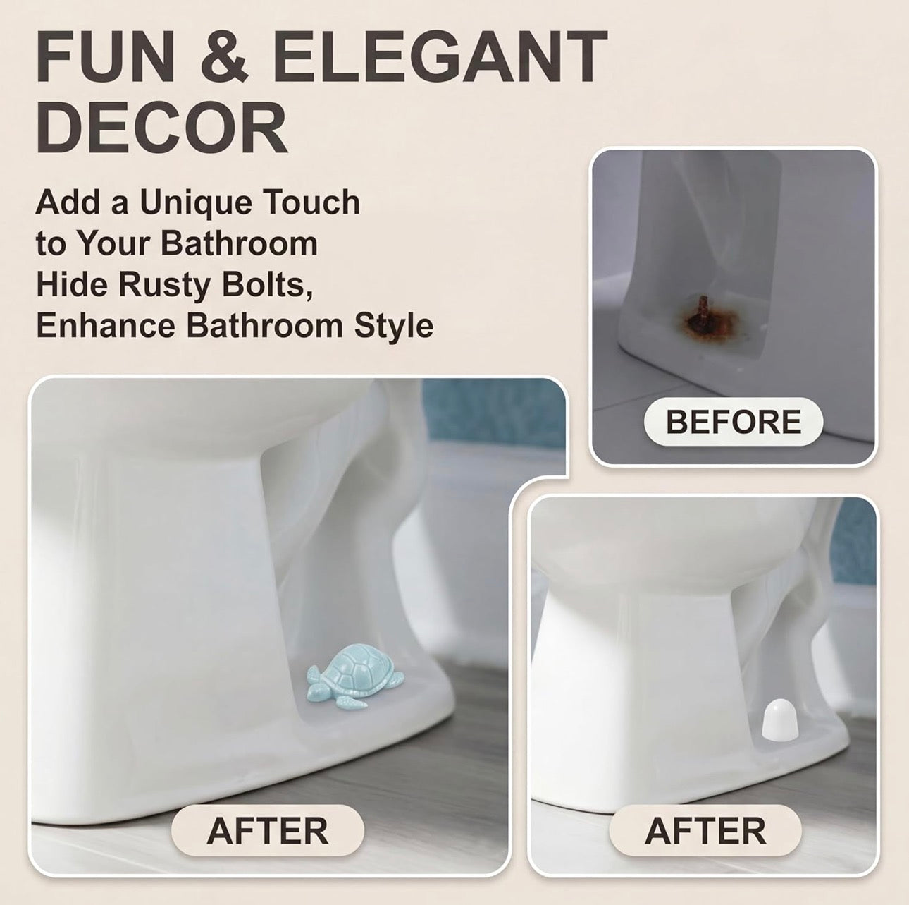 TOILET BOLT CAPS
