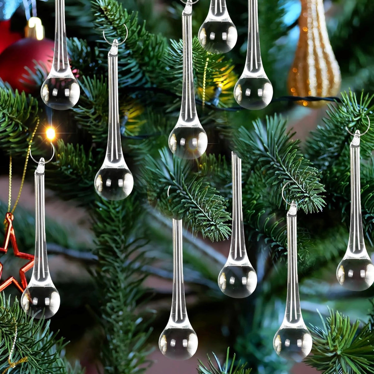 Christmas Crystal Ornaments