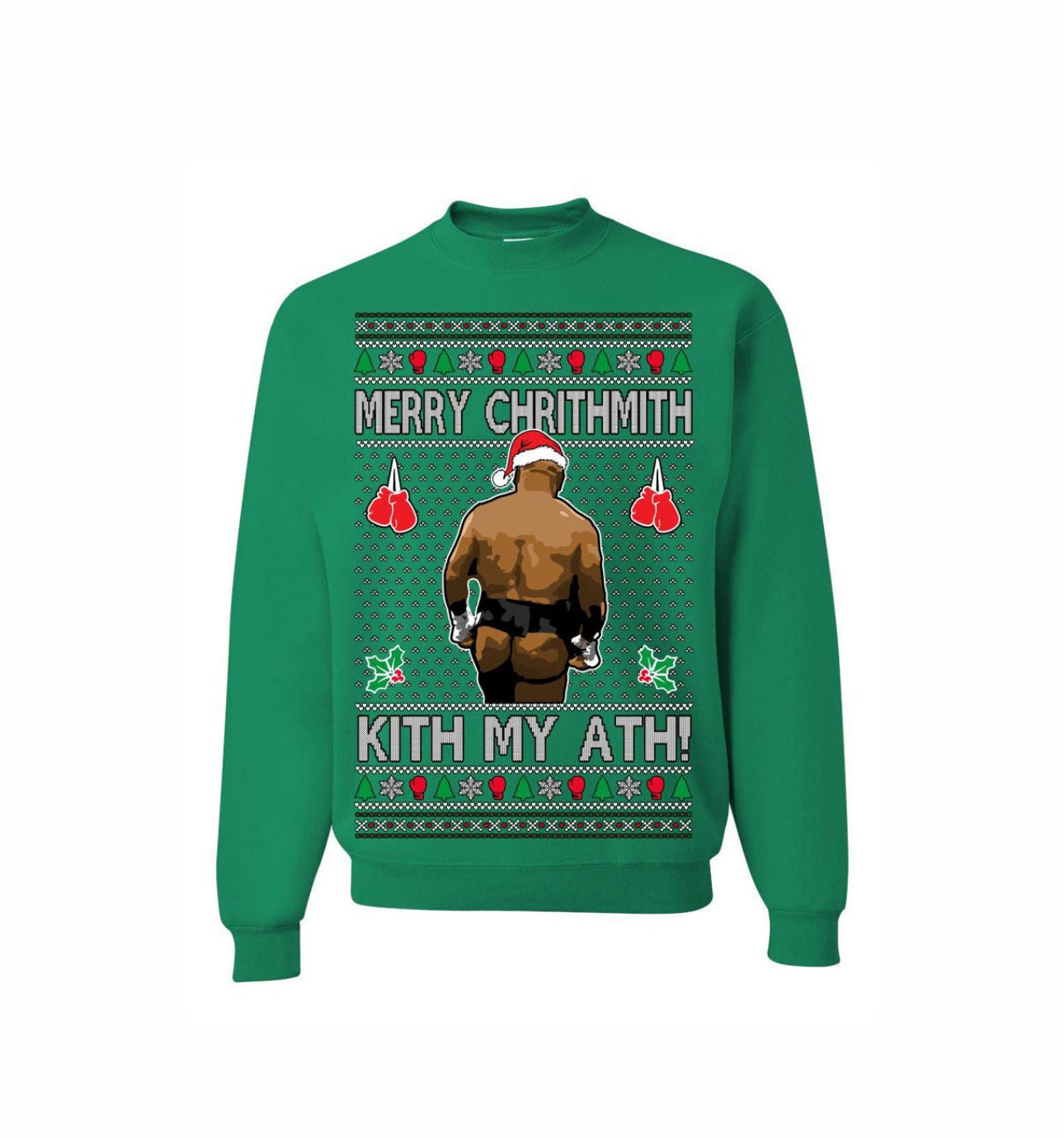 Merry Chrithmith Kith My Ath Sweater