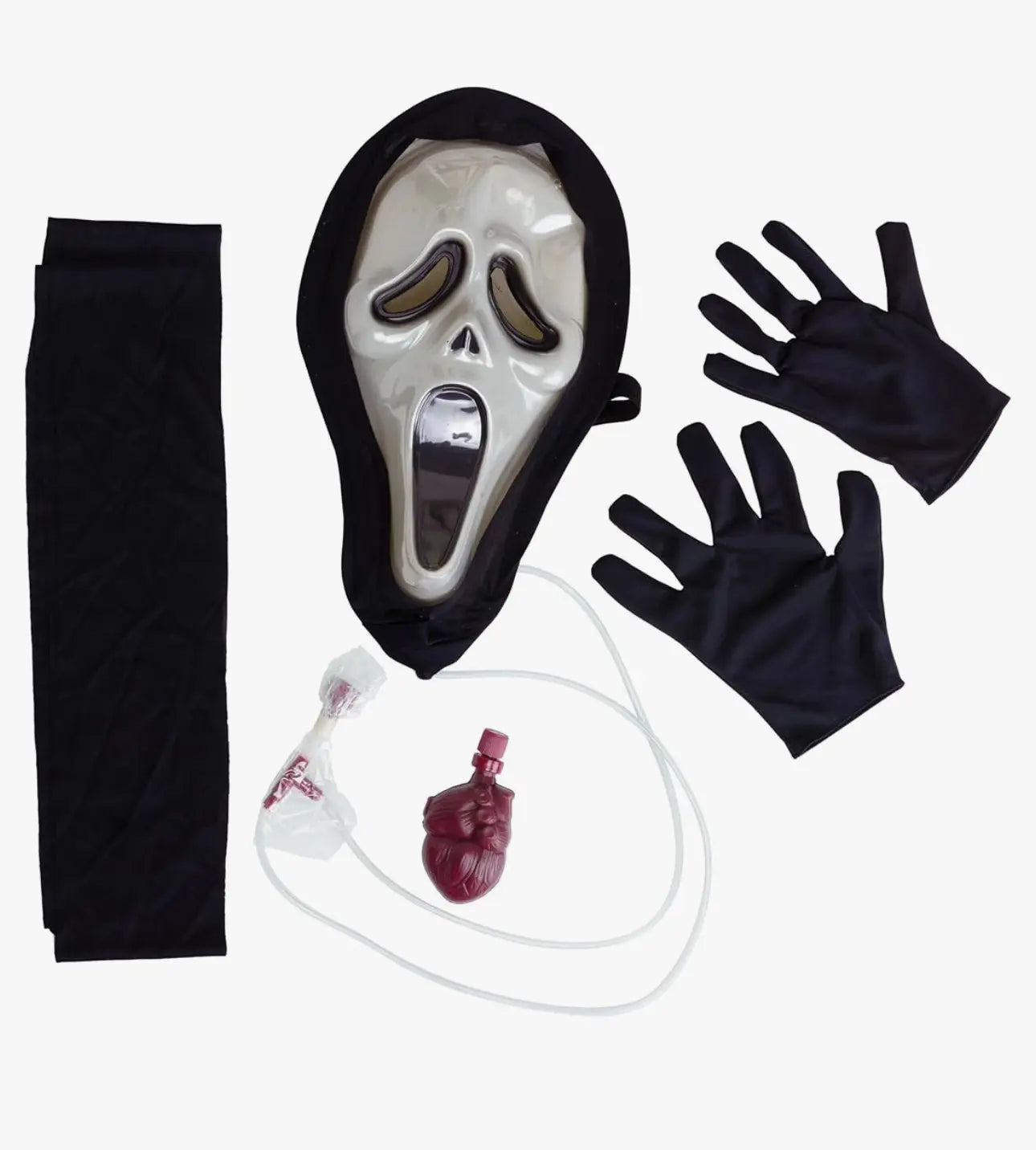 Bleeding Ghost Face Mask With Blood and Pump Trendslana