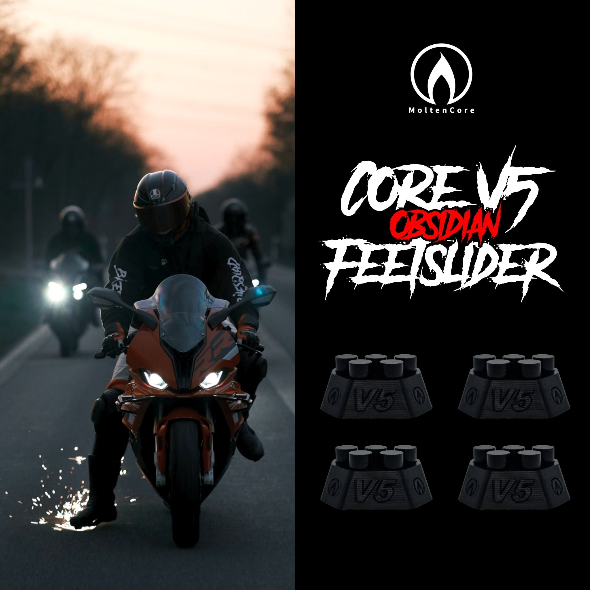 CoreV5 Obsidian Feetslider