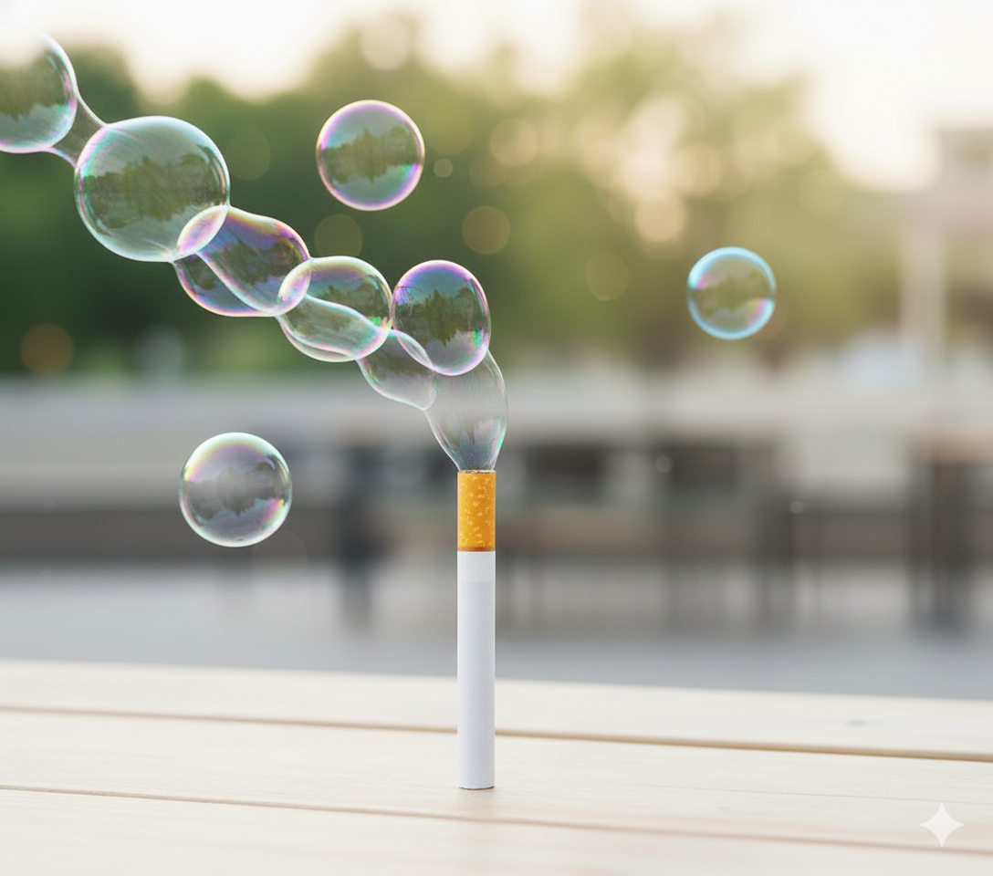 Cigarette Bubble Toy