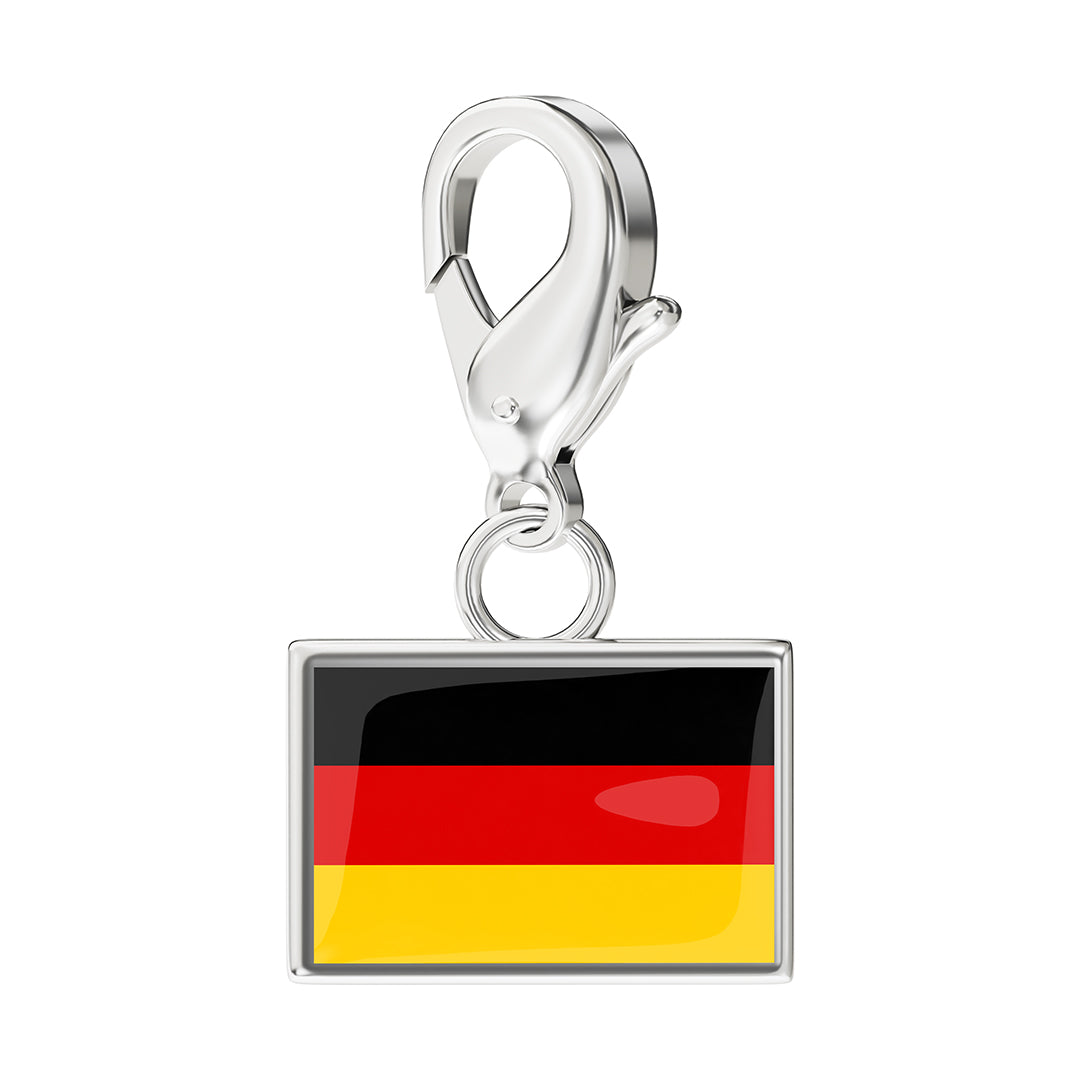 FLAG & MAP CHARMS SET