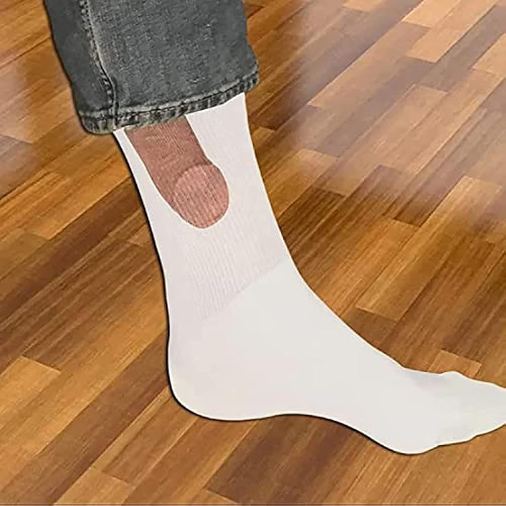 Show Off" PHALLUS Socks for Men NOVELTY JOKE FUNNY PRANK PRINTING