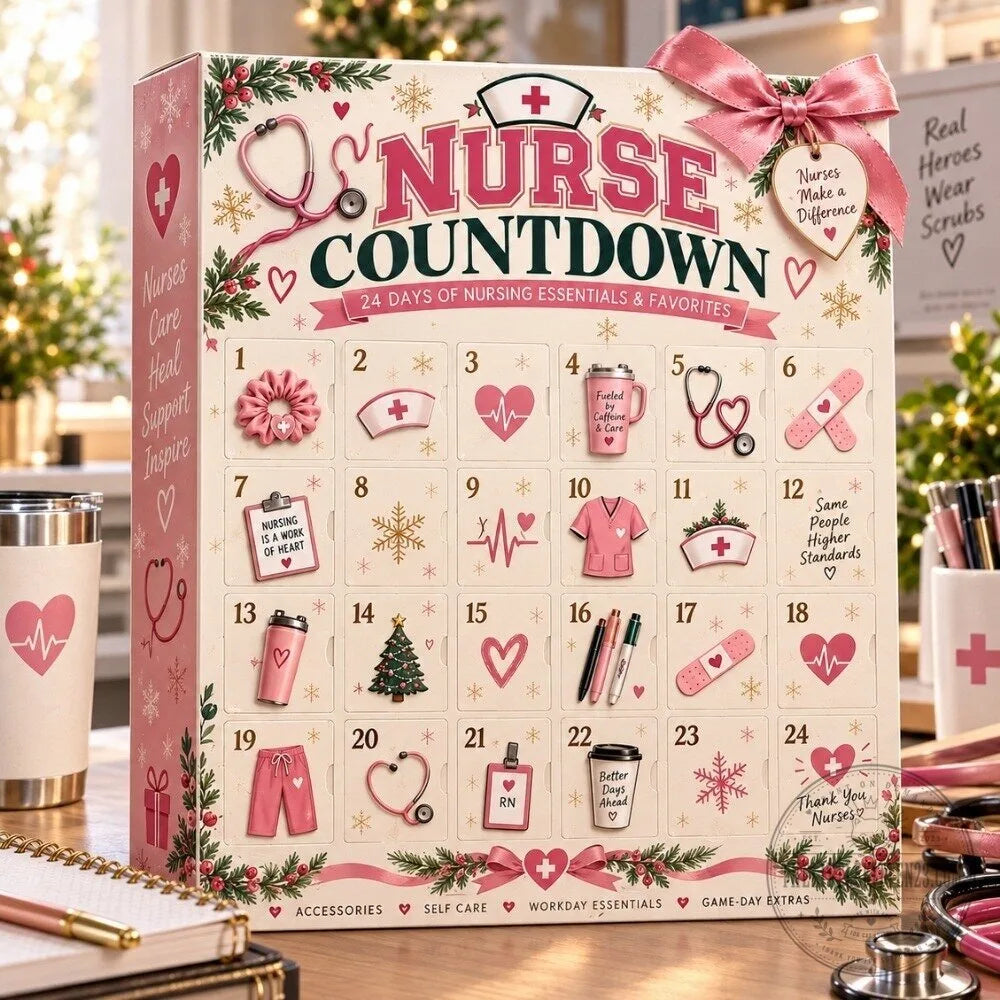 24 Days Nurse Countdown Advent Calendar 2026