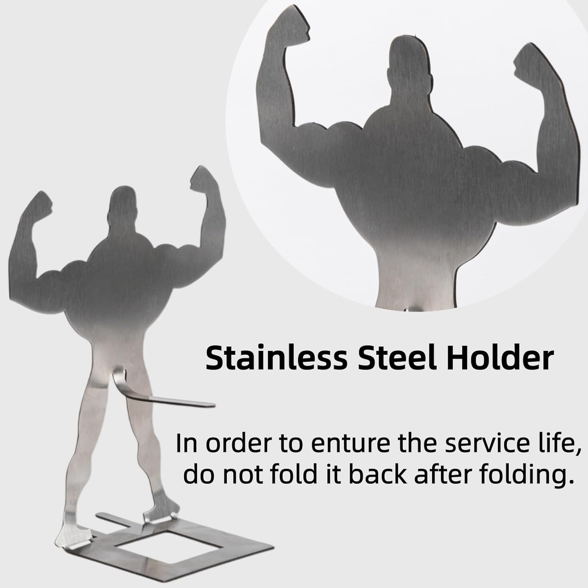 MUSCLE MAN HOT DOG HOLDER