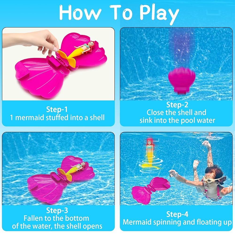 Mermaid Pool Toy Shell