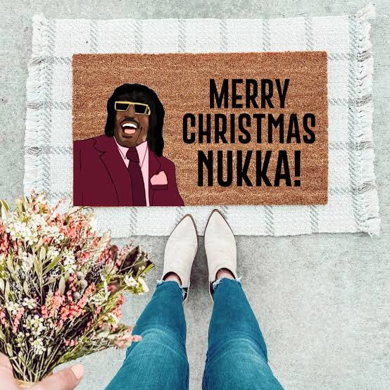 MERRY CHRISTMAS NUKKA DOORMAT