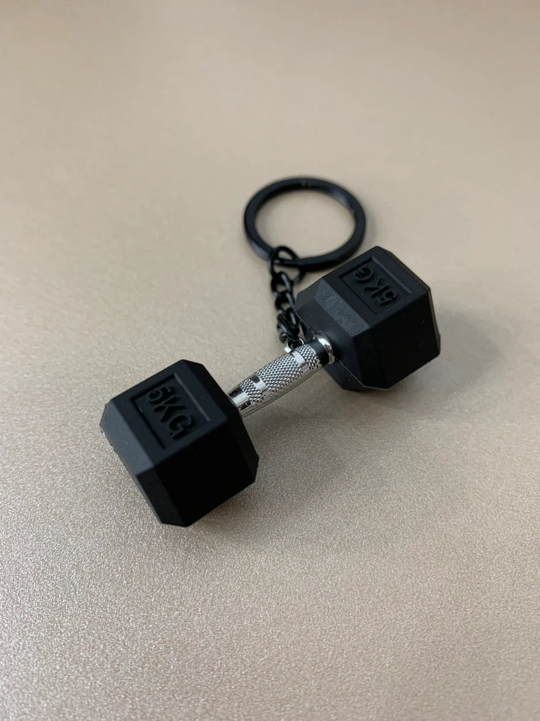 Dumbbell Keychain
